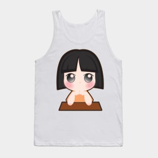 Thinking girl Tank Top